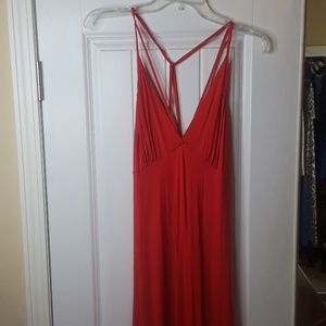 Red Venus Maxi dress